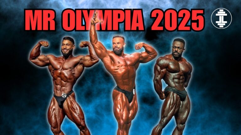 Das Titelbild zum Beitrag "Mr Olympia 2025 - Die Vorschau auf die Classic Physique" mit Mike Sommerfeld und weiteren Teilnehmern.